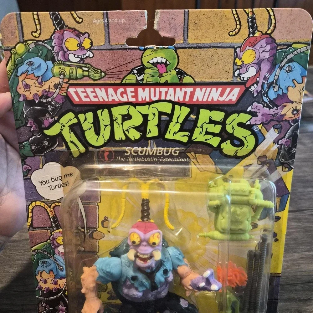 1990 TMNT Scumbug MOC Sealed Playmates Vintage Action Figure No. 5102